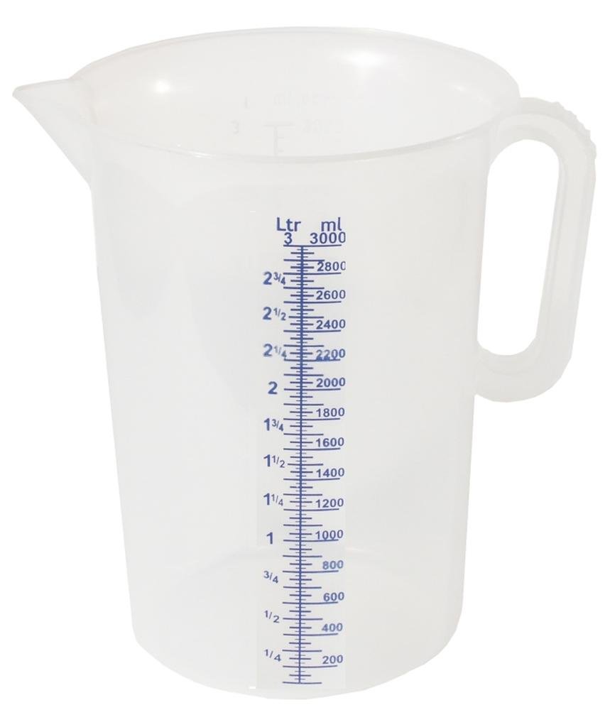 Video su Qual è 800ml Misurino in plastica traslucida / trasparente con imbuto, pcher per misurare in cucina per la cottura