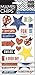 me & my BIG ideas Pocket Pages Chipboard Stickers, Happy Day