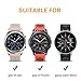 Hagibis Compatible Samsung Galaxy Watch 46mm Band/Samsung Gear S3 Frontier/Samsung Gear S3 Classic Watch Band, 22mm Replacement Silicon Band (10 Colors)