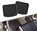 BDK Advanced Performance Car Seat Covers & Heavy Duty Rubber Floor Mats Combo (w/Motor Trend 2-Tone Mats)