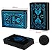 Vitality Life Waterproof Playing Cards Plastic PVC 55pcs/deck, Wolf Poker Cool Playing Cards, Black Playing Cards Trick Magic Cards Games for Magic Party Cardistry or More