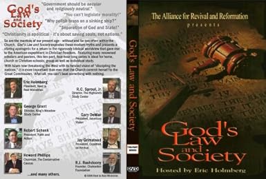 Amazon Com God S Law Society Dvd Rushdoony Sproul Holmberg R J Rushdoony Gary Demar Eric Holmberg Jay Rogers Eric Holmberg Movies Tv