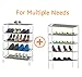 Oanon 10 Tiers Shoe Rack Easy Assembled Non-woven Fabric Shoe Tower Stand Sturdy Shelf Storage Organizer Cabinet