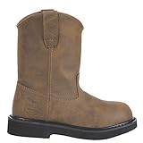 Georgia Boys' Pull-On Work Boot Round Toe - G100