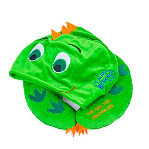Hoodiepillow pals travel pillow - green dinosaur