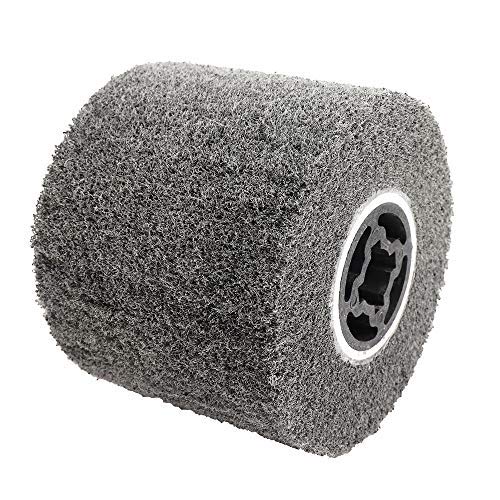 120 x 100mm Non-Woven Sanding Flap Wire Drawing Polishing Disc Metal Products Surface Treatment 60-600 Grit (60#)