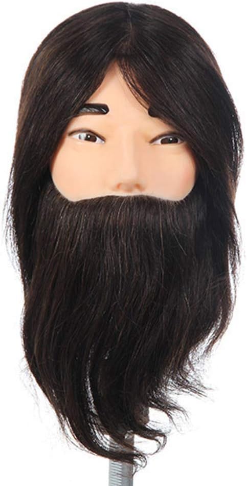 men's mannequin head with hair