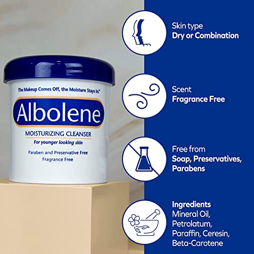 DSE Albolene Moisturizing Cleanser, Unscented, 12 Fluid Ounce Pricepulse