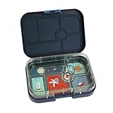 YUMBOX Leakproof Bento Lunch Box Container (Espace Blue) for Kids with Glow-in-the-dark Stars!