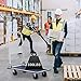 Platform Cart Folding Dolly Cart with Wheels Heavy Duty Platform Push Hand Truck Foldable Push Dolly Moving Warehouse Rolling Casters 330lbs Weight Capacity,Blue