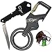CsyncDirect Beer Bottle Opener Keychain Clip/Key Folding Knife 2 Extra Key Rings Heavy Duty Car Key Chain Stocking Stuffers Gifts for Him, Her, Husband, Dad, Boyfriend (1 Set of 2 Item)