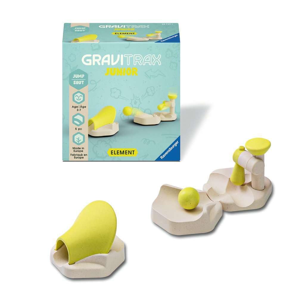 Ravensburger GraviTrax Junior: Jump Element | Encourages Experimentation and Creativity | Globally Recognized Brand | Ideal for Kids Ages 3 and Up