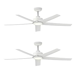 ocioc 2 Pack 52 inch Ceiling Fans with Lights and