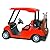 12 pcs in Box: 4Â½" Die-cast Metal Golf Cart (Green/Red/White)
