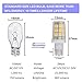 12V 24V 194 921 168 912 W5W T5 T10 wedge base 40W replacement LED light bulb 3W 350lm for reverse light backup light license plate light RV interior lighting bright white 6000K Pack of 4