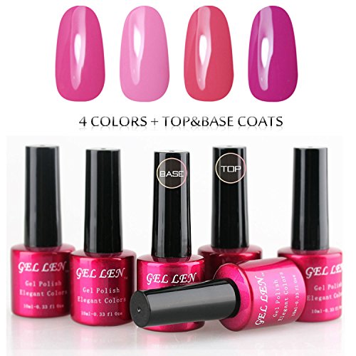 Gellen Soak Off UV LED Gel Nails Polish, New 6 Colors Series Gellen Soak Off UV LED Gel Nails Polish, New 6 Colors Series