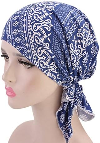 Women Ruffle Cancer Chemo Hat Beanie Scarf Turban Head Wrap Cap