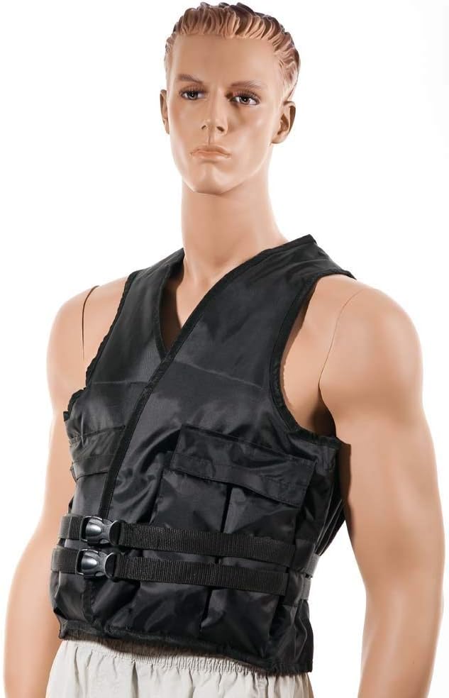 Shihan Weighted Jacket Vest - RUNNING, FITNESS GYM Training Weighted Vest/Jacket 9kg Weight Capacity (sold Without Weights)