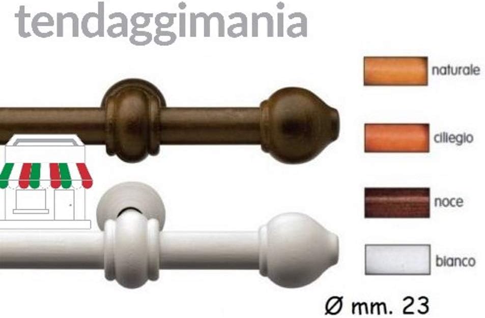 Bastone Per Tende Bianco Regolabile 71-210 Cm - Asta Per Tende Pesanti Fino A 11,3 Kg, Diametro 16 Mm - Foto 8