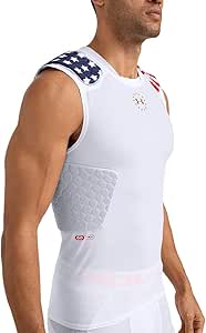 Amazon.com : Under Armour Gameday Pro 5-Pad Football Compression Top, Football padded Top, Youth 