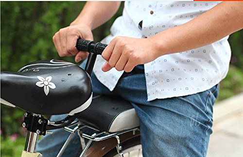 Bicycle Armrest Handrail, YIFAN Bike Child Safety Cycling Rear Saddle Handlebar - Black