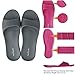 ALL CLEAN E.V.A ECO Friendly Indoor Slides Sandals 4 Pairs Set