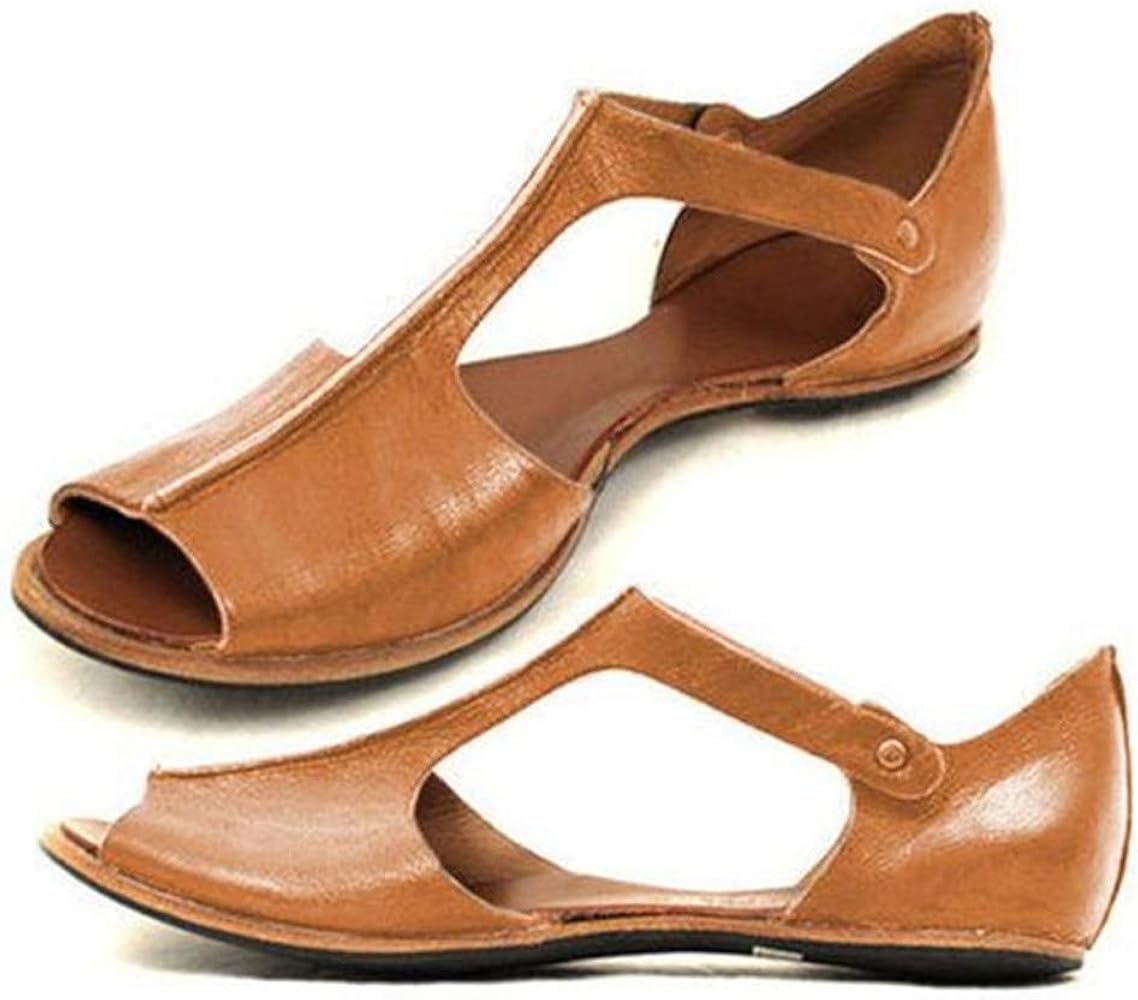 leather women's flats