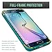Galaxy S6 Edge Wallet Case - Vault Slim Wallet by Silk - Ultra Slim Protective Credit Card ID Cover (Pacific Green)