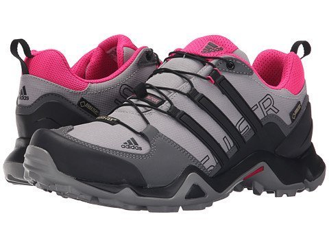 Adidas Women's Outdoor Terrex Swift R GTX Granite/Black/Solid Grey Hiking Shoes - 7.5 B(M) US