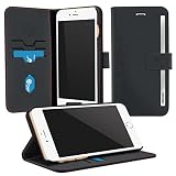 iPhone 6s Case, Apple iPhone 6s Wallet Case, rooCASE Prestige Leather PU Flip Wallet Case Folio Stand Lightwight Cover for Apple iPhone 6 / 6s (4.7), Black