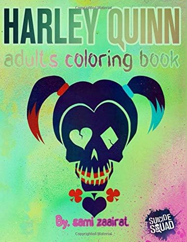 Harley quinn: adults coloring book