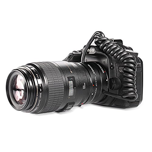 Neewer Multifunctional Electronic Automatic AF Auto Focus Macro & Reverse Mount On Lens Extension Tube with 58mm 67mm 72mm 77mm Adapter Rings for Canon EF/EF-S Mount Lenses, Fits Canon EOS 5D Mark 3 III 5D Mark 2 II 1Ds Mark IV III II I 1D Mark III II N I