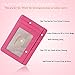 Borgasets Slim Minimalist Wallet Front Pocket RFID Blocking Leather Credit Card Holder for Men Women Cross Rose