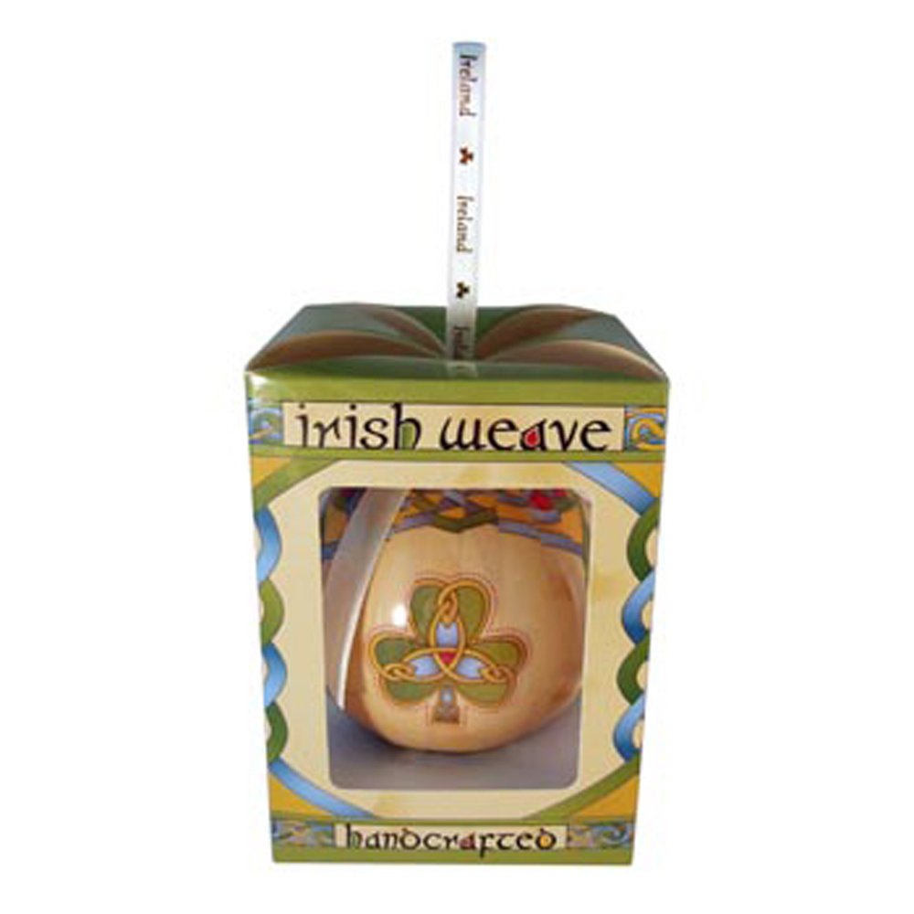 Irish Weave Bauble Hanging Decoration