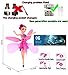 Magically Flying Fairy Doll - Best Gift for 6 Year Old Girl Kids Toy - Infrared Induction and Remote Control Toys - Birthday Present for 3-4-5-7-8-9 Ages Children(Random Little Gift - 4 Spare Wings)