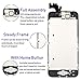 For iPhone 5 Screen Replacement Home Button, Arotech 4.0 inch Full Assembly LCD Display Digitizer Touch Screen Repair Tool Kit Tempered Glass (i5 Black)