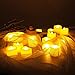 Erosway Flameless Candles, Realistic Flickering Votive Candle Tea Light Battery Operated, 200 Hours of Nonstop Working with Remote and 4/8 Hours Timer, Pack of 12 LED Candles (White)