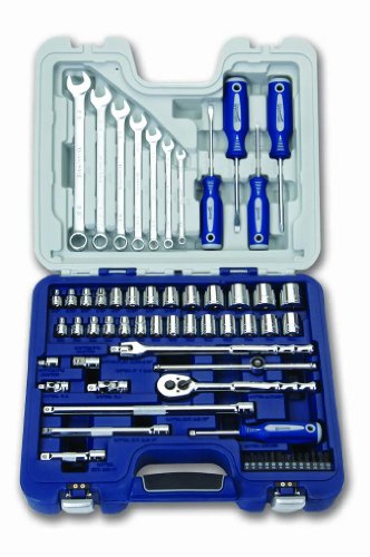 Williams 50605 3/8-Inch Drive Socket, Screwdriver and Wrench Set, 62-Piece