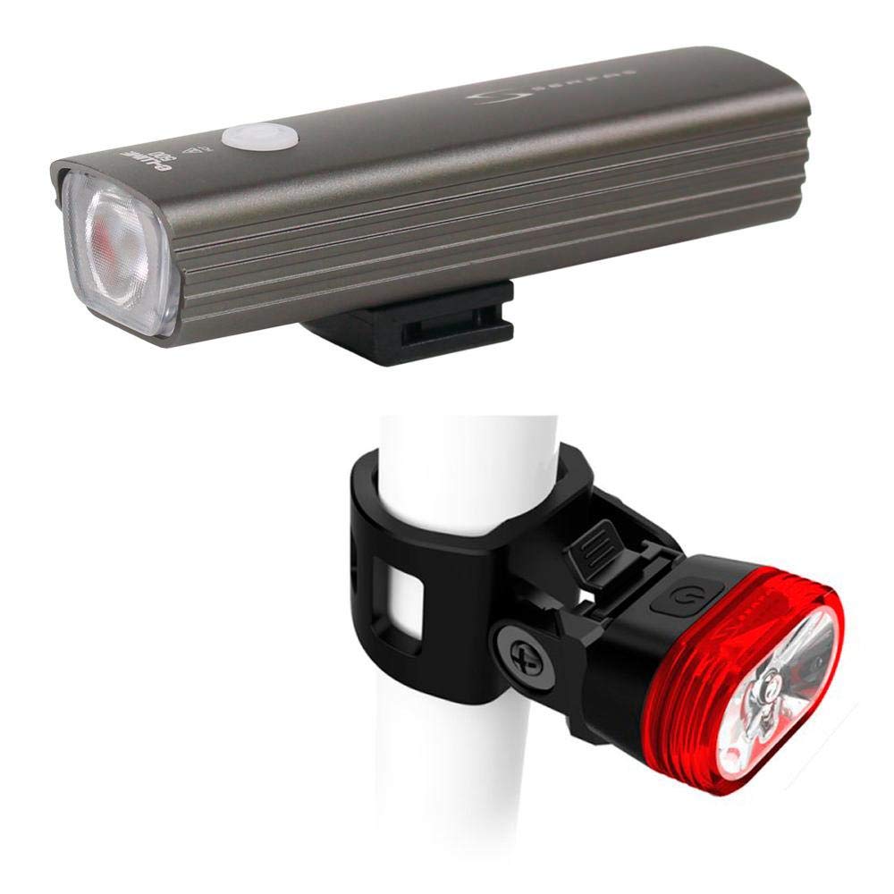 Serfas 500 Lumen Front Light & 30 Lumen Rear Light Bike Combo Set