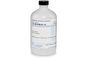 LabChem LC242701 Sodium Hydroxide Solution, 0.1N (0.1M), 500 mL Volume