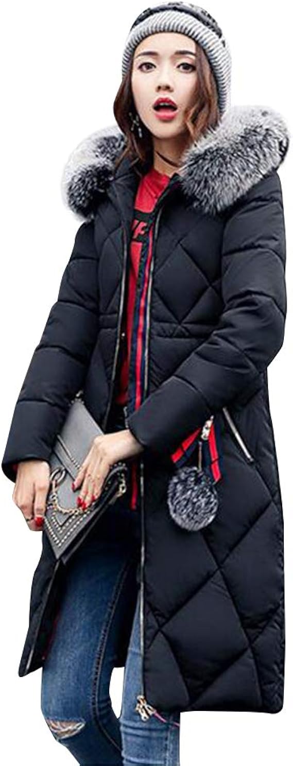 Amazon Bestechno コート レディース ロング ダウンコート ダウンジャケット 膝下 秋冬 ゆったり 防寒 防風 ブラック Xxl コート ジャケット 通販