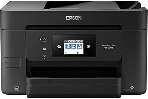 Epson WorkForce Pro WF-3720 Wireless All-in-One Colour Inkjet Printer, Copier, Scanner with Wi-Fi Direct,black