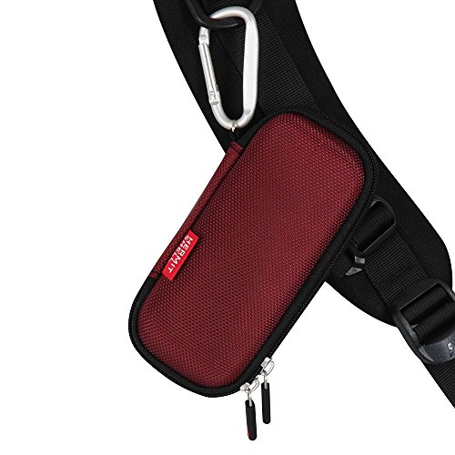 Hard EVA Travel Burgundy Case for Surface Arc Mouse2017 New Edition) by Hermitshell