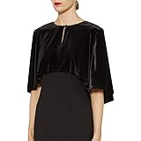 black velvet evening wrap