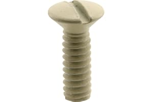 Prime-Line Products U 9015 Cover Plate Screw, Number-6-32 by 1/2-Inch, Ivory Head