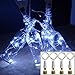 kingleder Wine Bottle USB Rechargeable LED Cork Light String, USB Powered LED Accent Light for Bedroom Living Room Wedding Party Decoration(4 Pack, White)