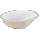 Signature Hardware 447968 Mangrove 17" Vitreous China Undermount Bathroom Sink