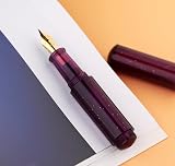 czxwyst Majohn Wancai II Mini Fountain Pen Fine Nib Starry Purple view 4
