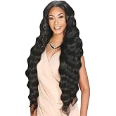 Zury Sis Synthetic Natural Dream Weave - Ocean Wave 24" (Color : 1 Jet Black)