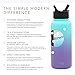 Simple Modern Kids Water Bottle with Straw Lid Vacuum Insulated Stainless Steel Metal Thermos | Reusable Leak Proof BPA-Free Flask for School | Summit Collection | 14oz, Tropical Seas